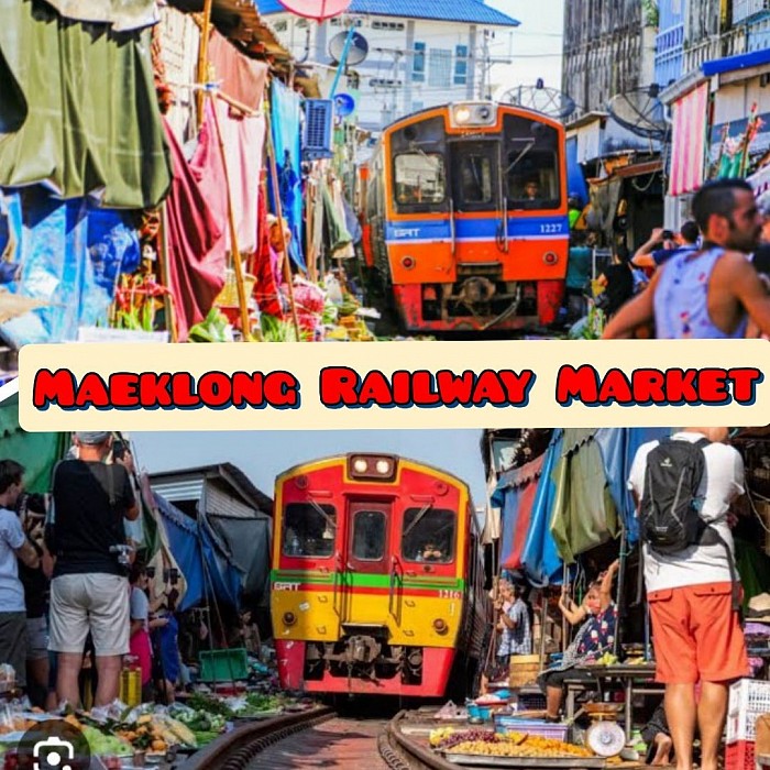 City Tour Maeklong Railway Market